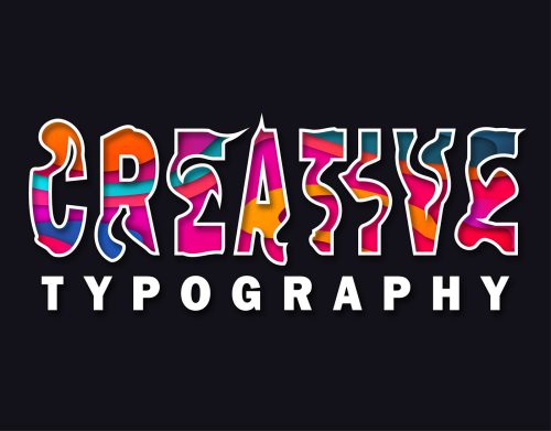 Creative Word Typography.