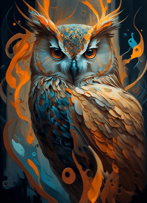Owl illustration art by MelvilleStudios