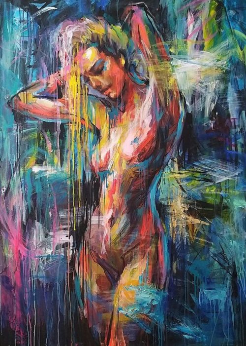 Modern Vivid Fine Art | LADY RAIN by TrendGallery