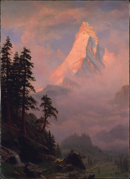 Sunrise on the Matterhorn (1875) by Albert Bierstadt