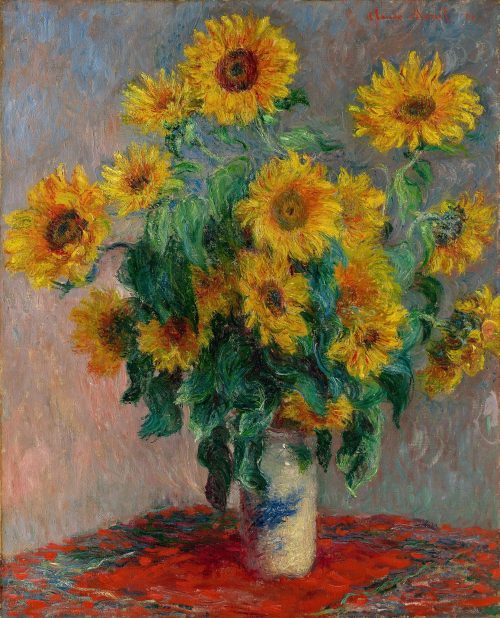 Bouquet of Sunflowers (1881) by Claude Monet
