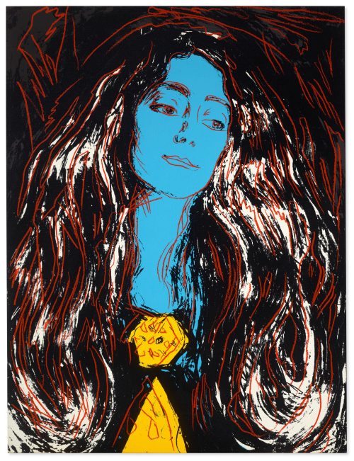 Eva Mudocci (After Munch) by Andy Warhol