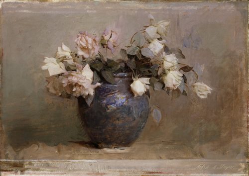 Roses (1890) by Abbott Handerson Thayer