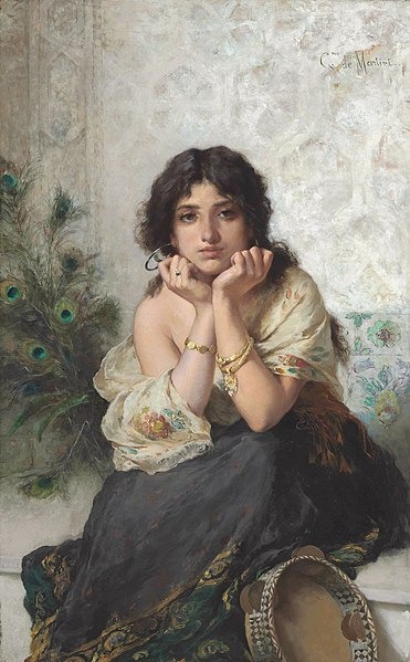 The Tambourine Girl, by Gaetano de Martini