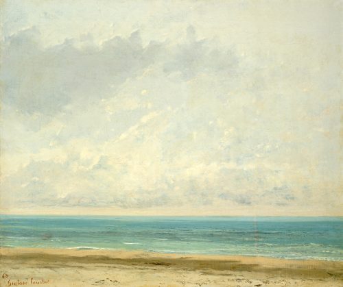 Calm Sea (1866) by Gustave Courbet