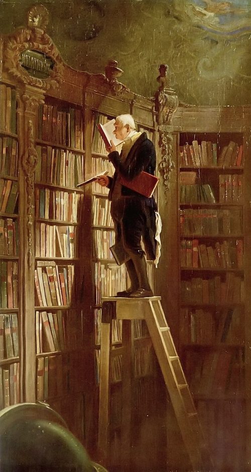 The Bookworm (1850) by Carl Spitzweg