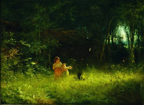 Children in The Forest (1887) by Ivan Kramskoy