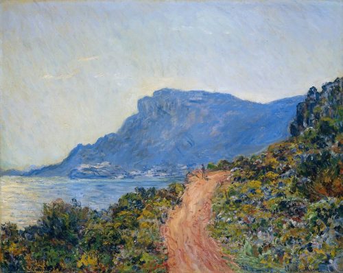 La Corniche near Monaco (1884) by Claude Monet