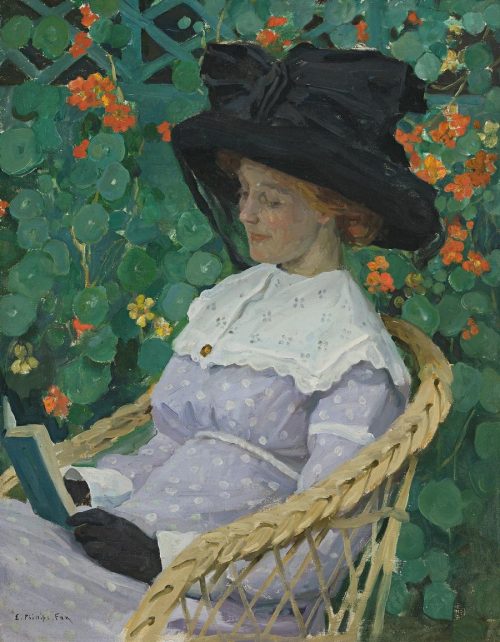 Nasturtiums (1912) by E. Phillips Fox