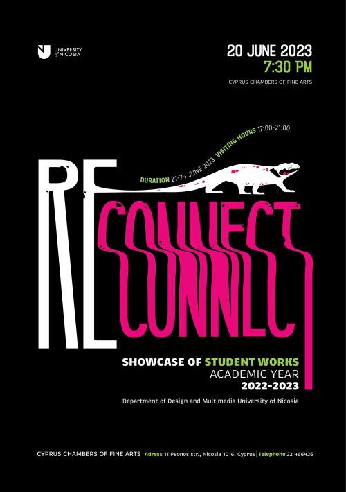 Exhibition Poster. Reconnect by Valeria Kirilaha