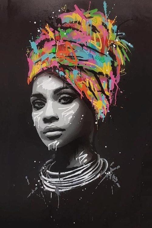 Frican Woman Potrait - Paint By Numbers Kenya