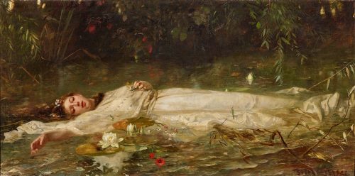 Ophelia by Friedrich Wilhelm Theodor Heyser