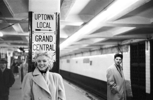 Marilyn In Grand Central Station by Michael Ochs Archives