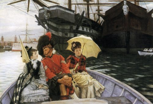 Portsmouth Dockyard (1877) by James Tissot