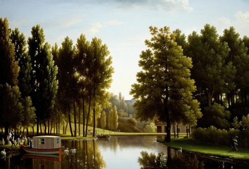 The Park at Mortefontaine (1806) by Jean-Joseph-Xavier Bidauld