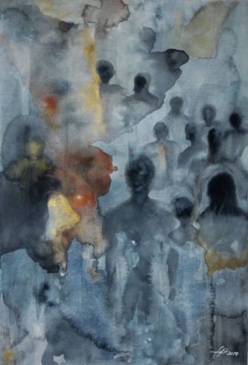Them Painting by Franca Franchi