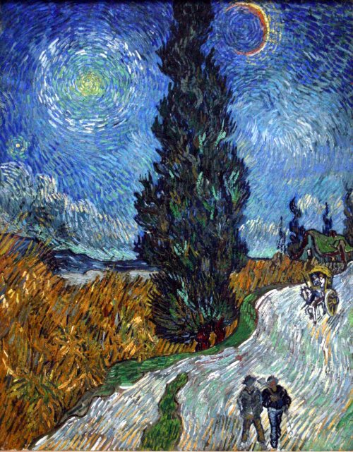 Country Road in Provence by Night 1890 by Vincent van Gogh