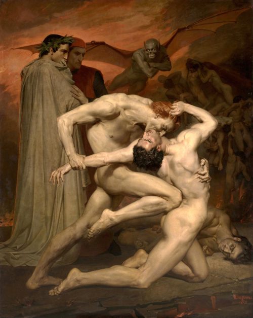 Dante and Virgil In Hell (1850) by William-Adolphe Bouguereau