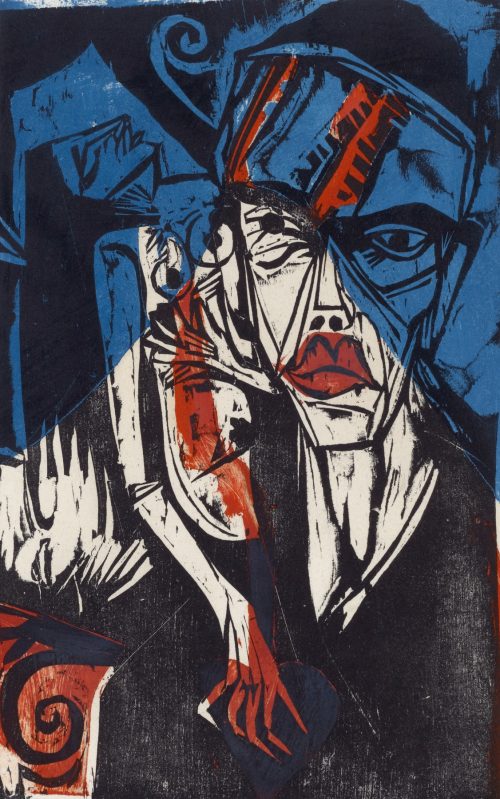 Qualen der Liebe (1915) by Ernst Ludwig Kirchner