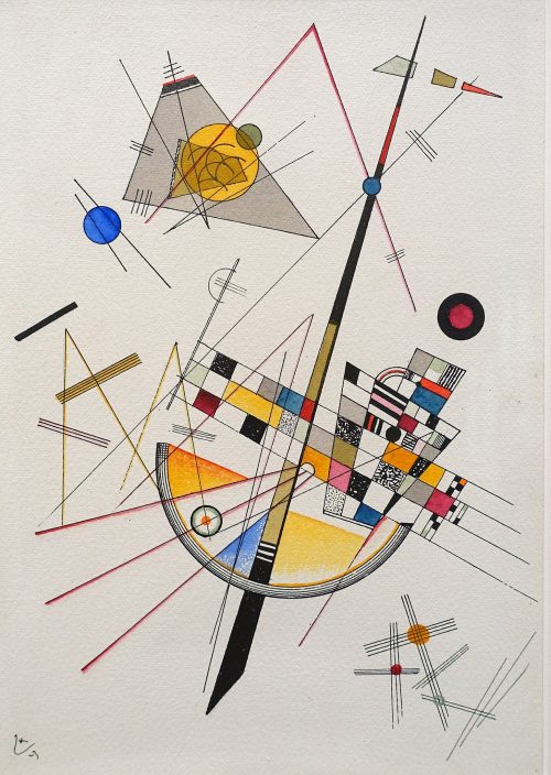 Zarte Spannung (Delicate Tension) by Wassily Kandinsky