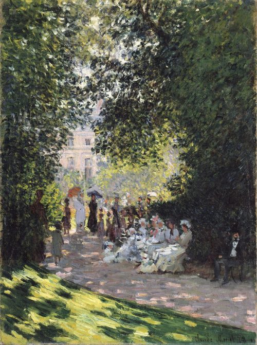 The Parc Monceau (1878) by Claude Monet