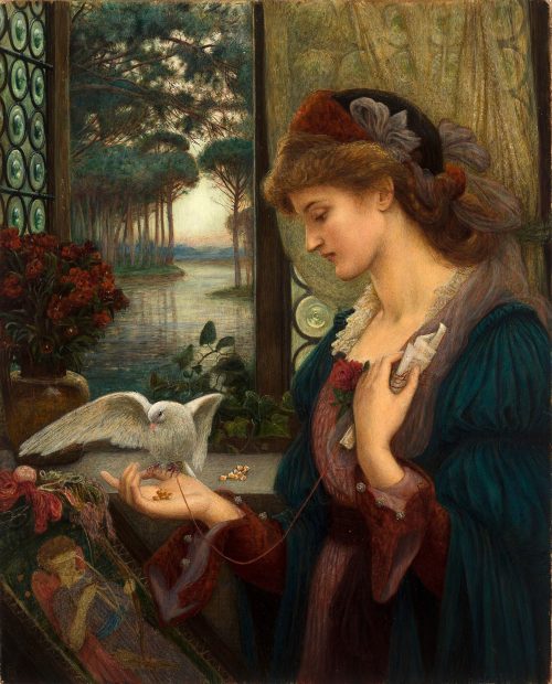 Love's Messenger (1885) by Marie Spartali Stillman