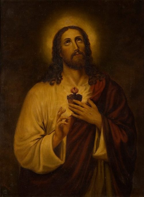 Sacred heart of Jesus by Tarsila do Amaral
