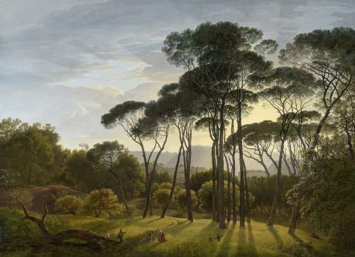 Italian Landscape with Umbrella Pines (1807) by Hendrik Voogd