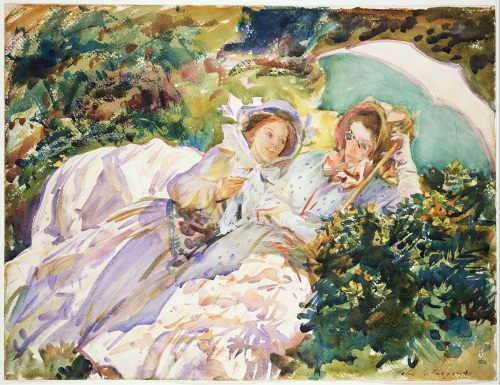 Simplon Pass; the Tease (1911) by John Singer Sargent