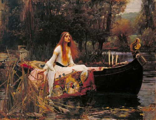 The Lady of Shalott (1888) by John William Waterhouse