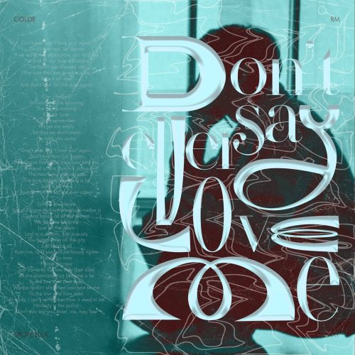 Don't ever say love me