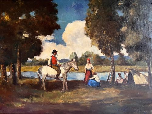 Gypsy Camp by Bela Ivanyi Grunwald