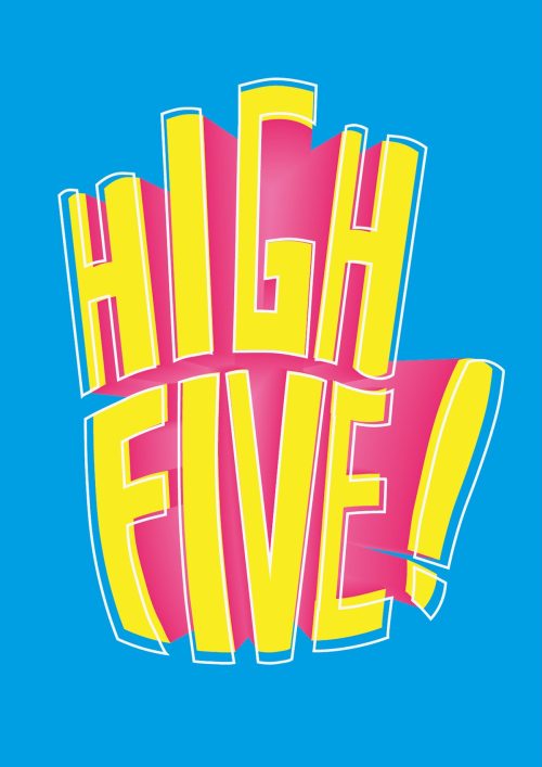 Font posters by Alina Kulikova