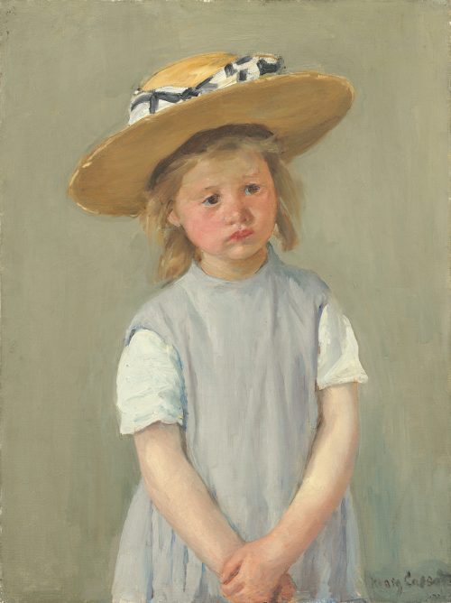 Child in a Straw Hat (1886) by Mary Cassatt