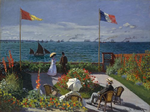 Garden at Sainte-Adresse (1867) by Claude Monet
