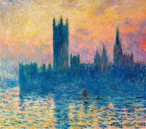 The Houses of Parliament, Sunset (1903) by Claude Monet