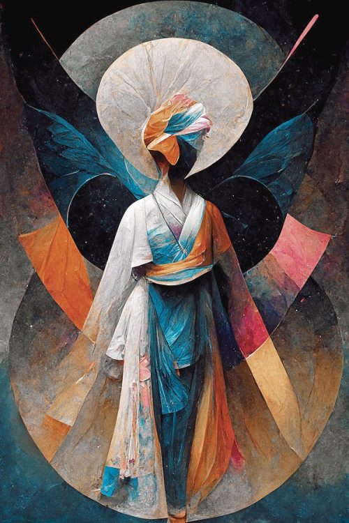 Cosmic Angel #2 by SampadArt Gallery