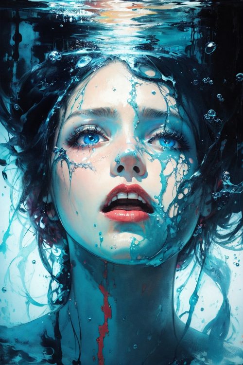 Drowning by Attila Máthé