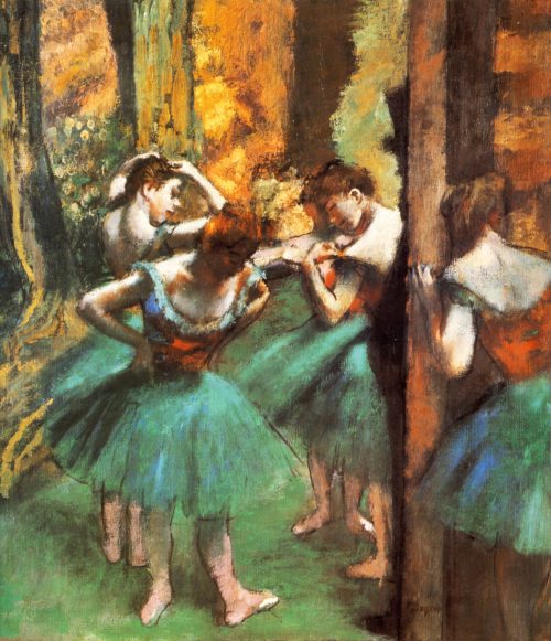 Dancers, Pink and Green (1890) by Edgar Degas