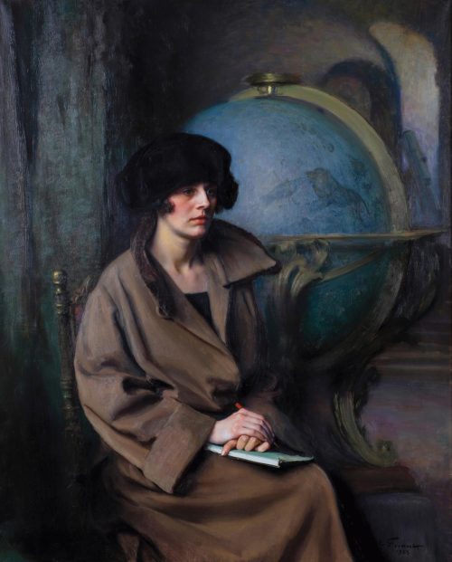 L'Étudiante (The Student), (1923) by Émile Friant