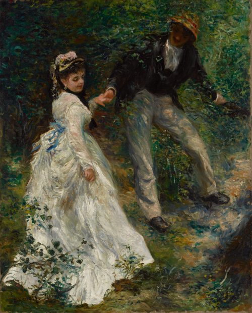 La Promenade (1870) by Auguste Renoir
