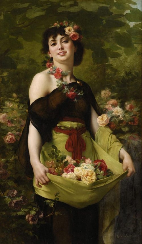 Flower Girl (1888) by Gustave Boulanger