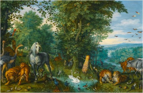 The Garden of Eden with the Fall of Man by Jan Brueghel the Elder