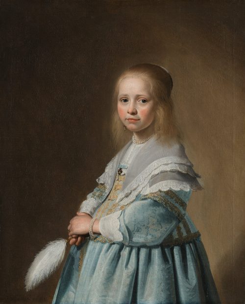 Portrait of a Girl Dressed in Blue (1641) by Johannes Cornelisz Verspronck