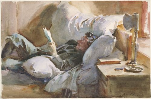 Man Reading (c. 1905) by John Singer Sargent