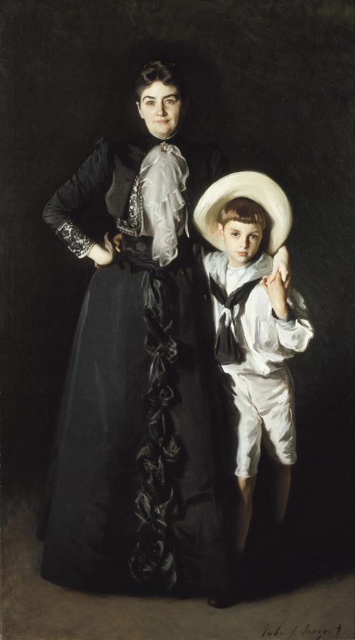 Portrait of Mrs. Edward L. Davis and Her Son, Livingston Davis (1890) by John Singer Sargent