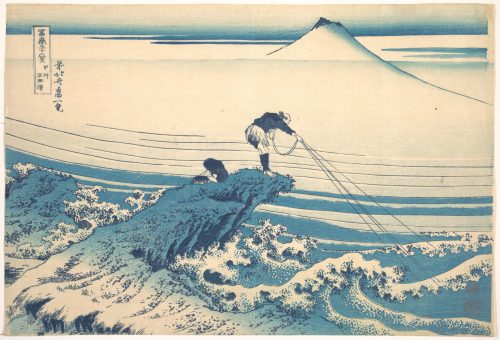 Kajikazawa in Kai Province (1831) by Katsushika Hokusai