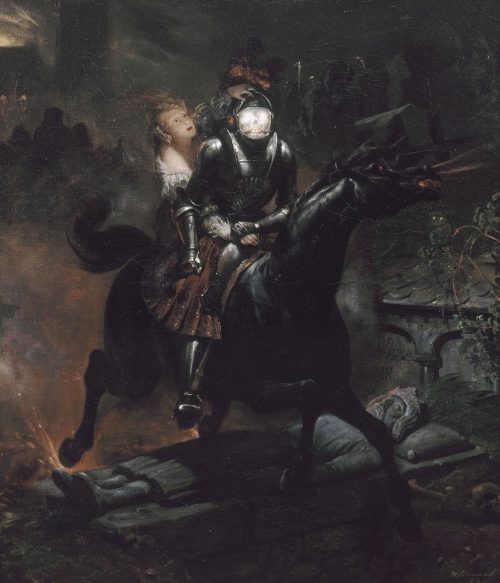 The Ballad of Lenora (1839) by Horace Vernet