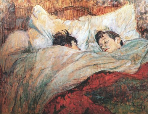 The Bed (Le lit) (1893) by Henri de Toulouse-Lautrec