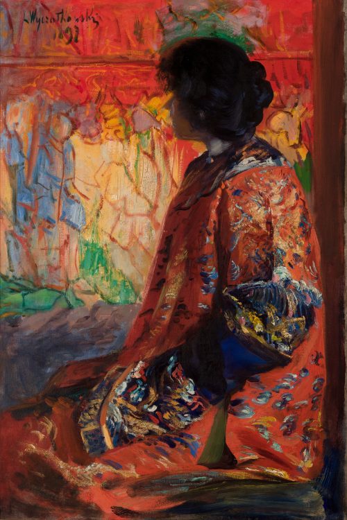 Japanese Woman (1897) by Leon Wyczółkowski